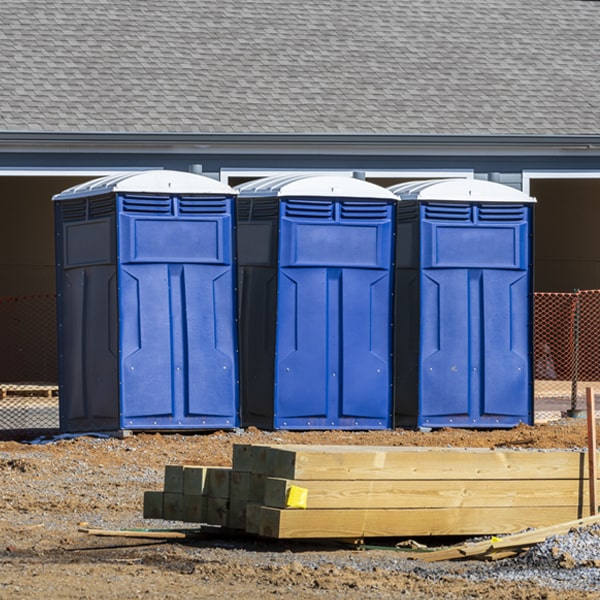 is there a specific order in which to place multiple porta potties in Little York IL